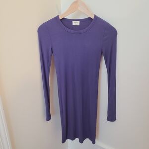Wilfred Free Ribbed Knit Dress Size 2XS XXS